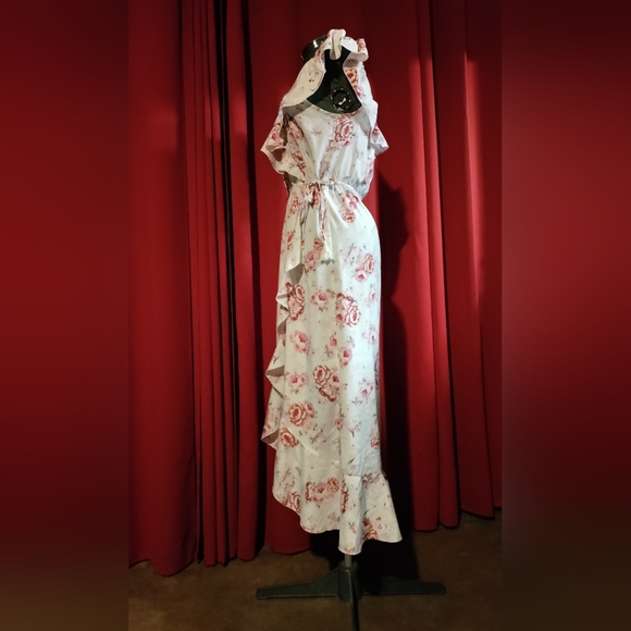 Floral faux wrap dress - Picture 4 of 8